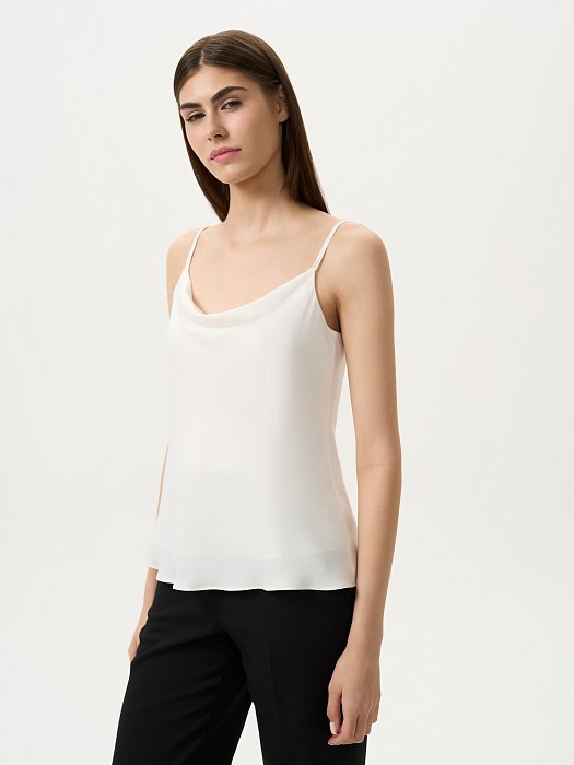 Топ из атласной вискозы: фото №2