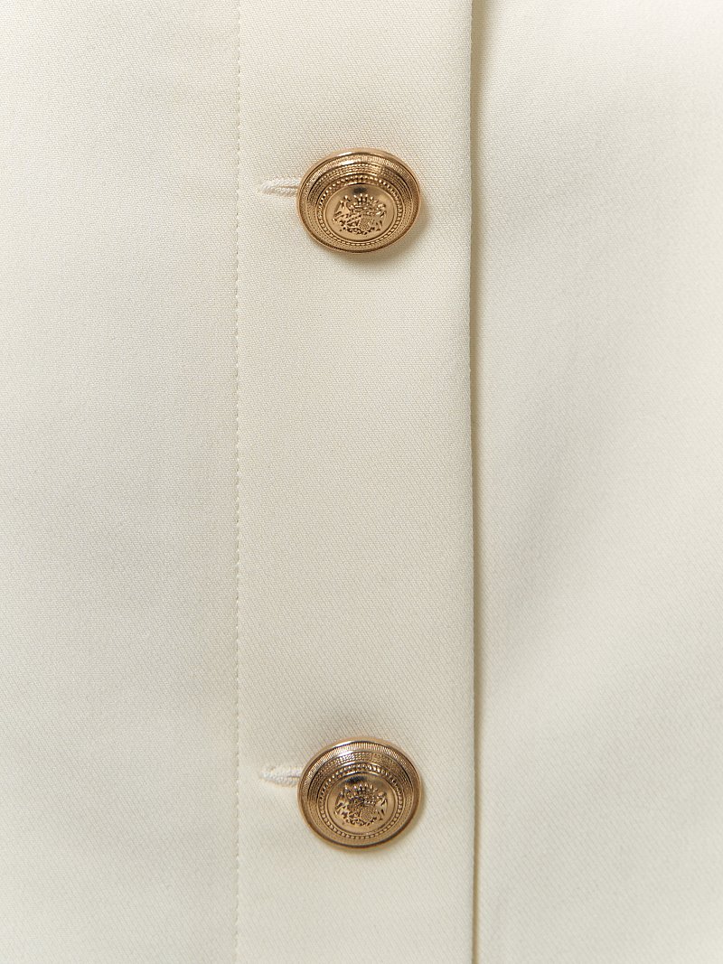 Юбка-трапеция из костюмной ткани