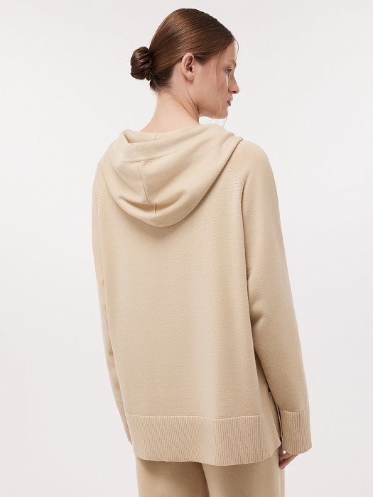 Вязаное худи: фото №4