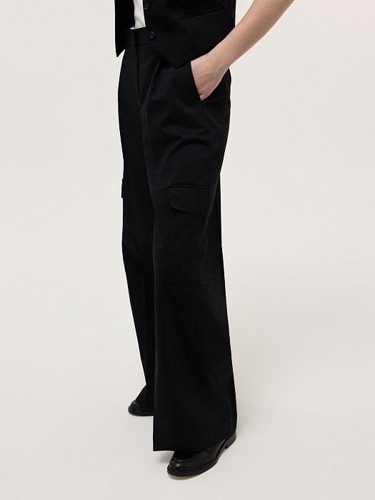 Брюки-карго из хлопка: фото №3