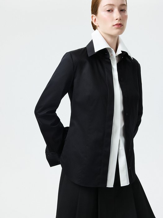 Приталенная блуза из хлопка: фото №6