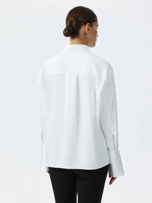 Рубашка с широкими манжетами: фото №5