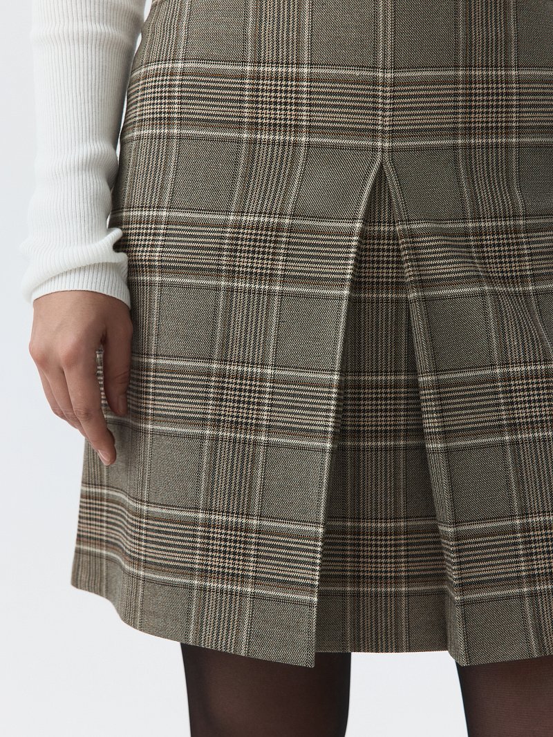 Мини-юбка в клетку