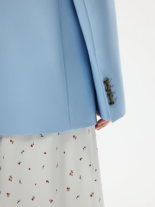 Прямой жакет из хлопка (Р158): фото №3