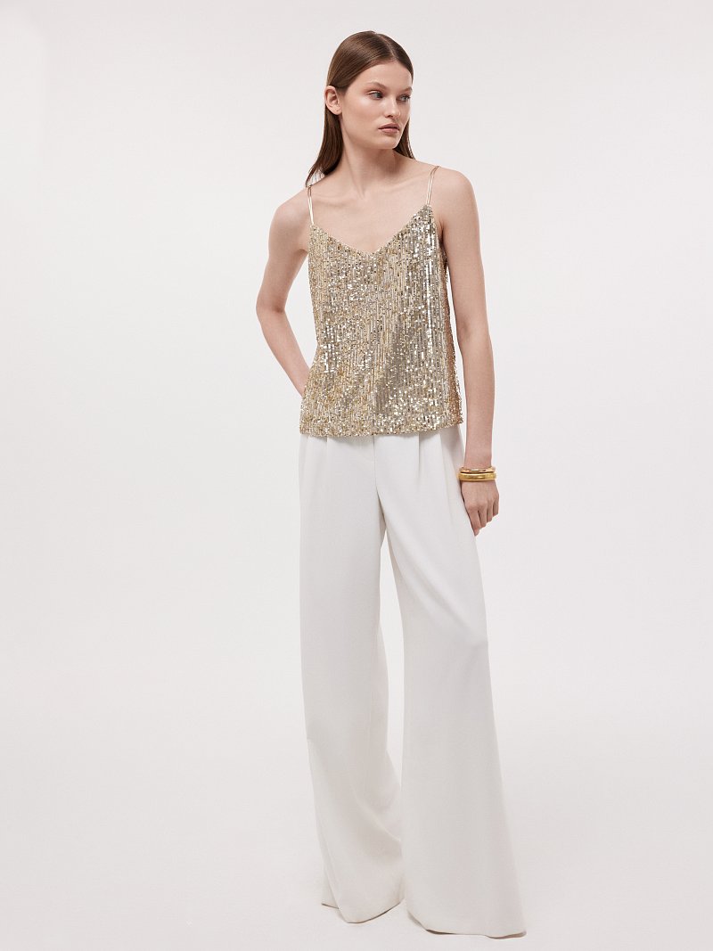 Топ с пайетками