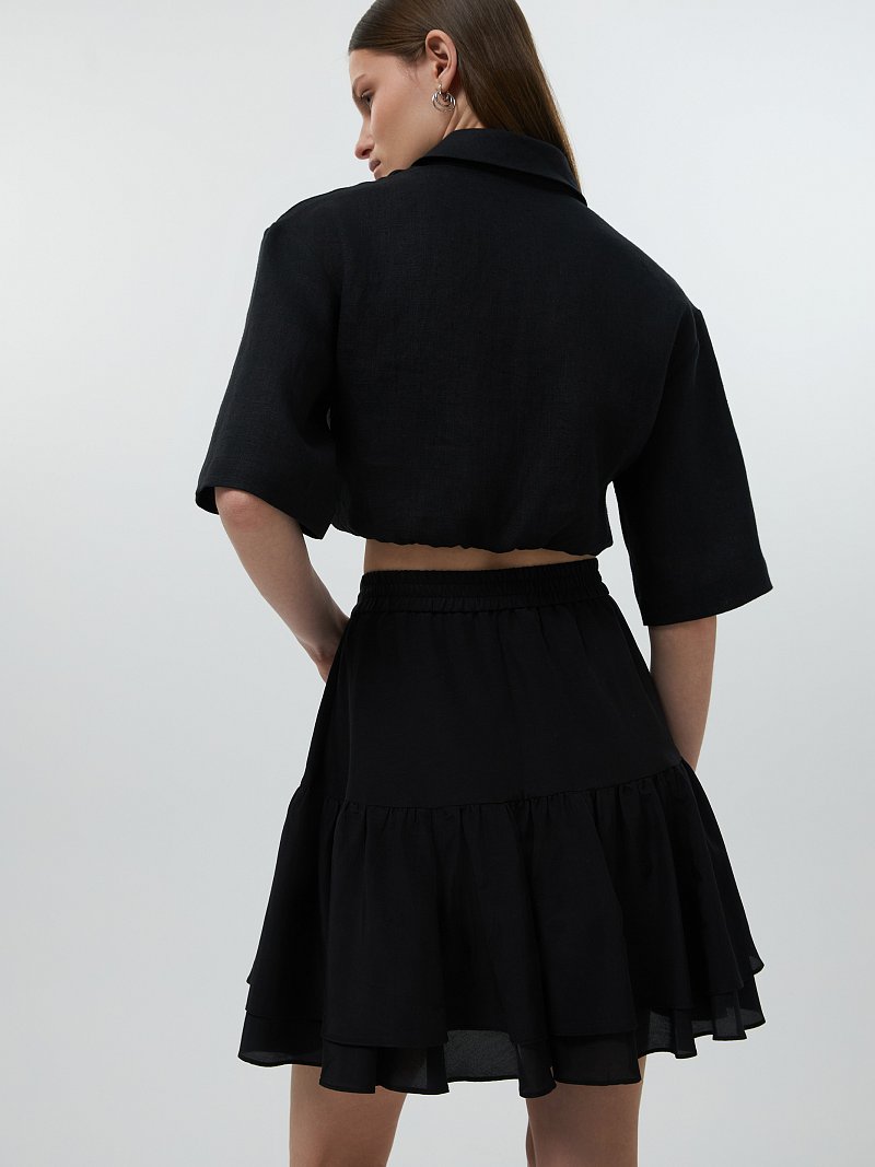 Юбка из смесового хлопка