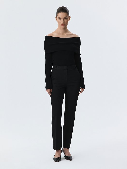 Зауженные брюки со стрелками: фото №2