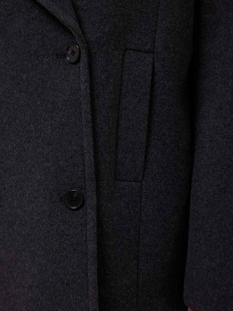 Полупальто из шерсти в стиле жакета (Р158)