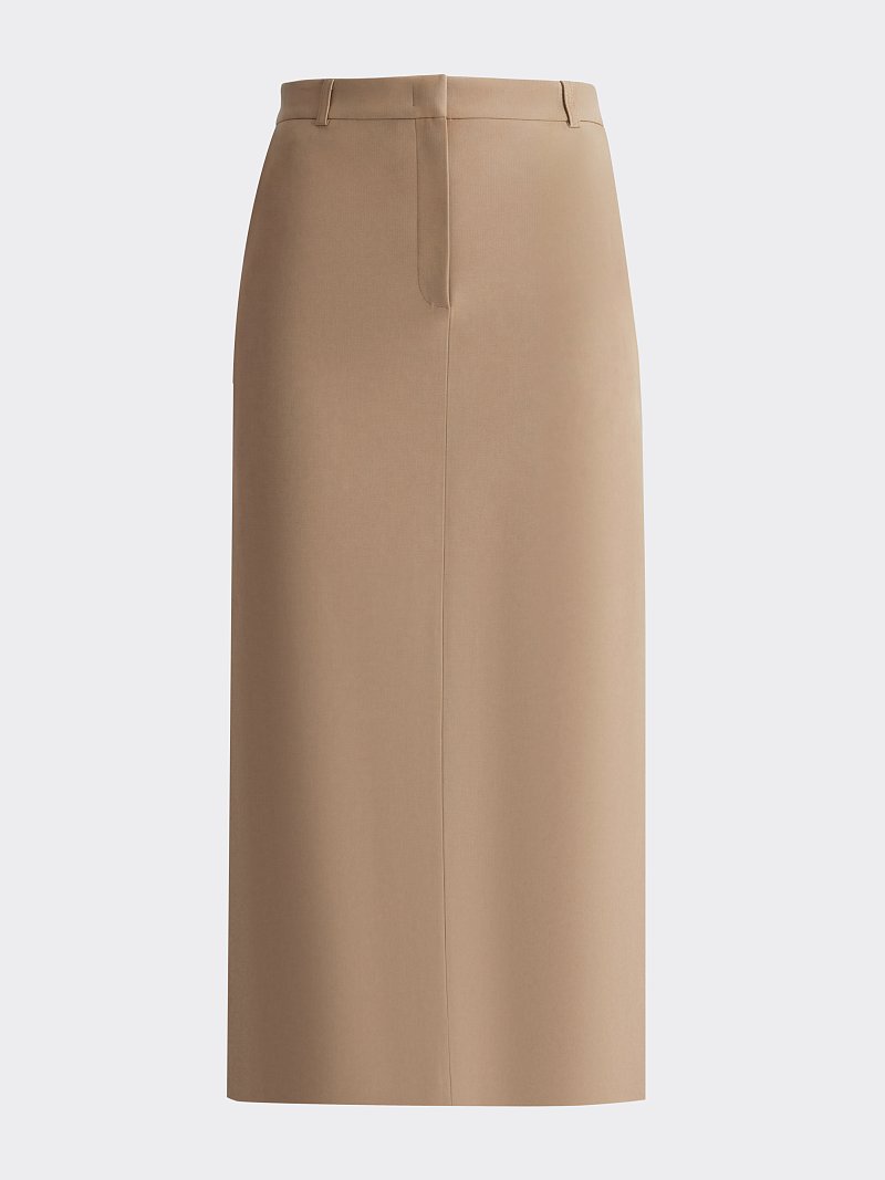 Прямая юбка из вискозы