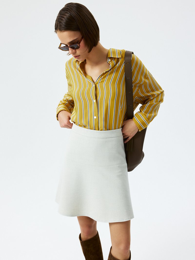 Мини-юбка на кокетке