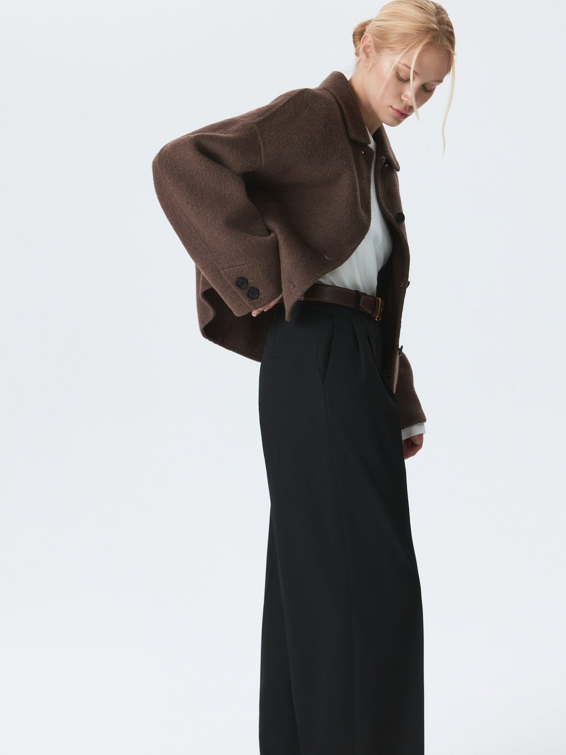 Широкие брюки из фланели: фото №1