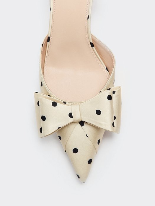 Туфли из сатина в горох: фото №5