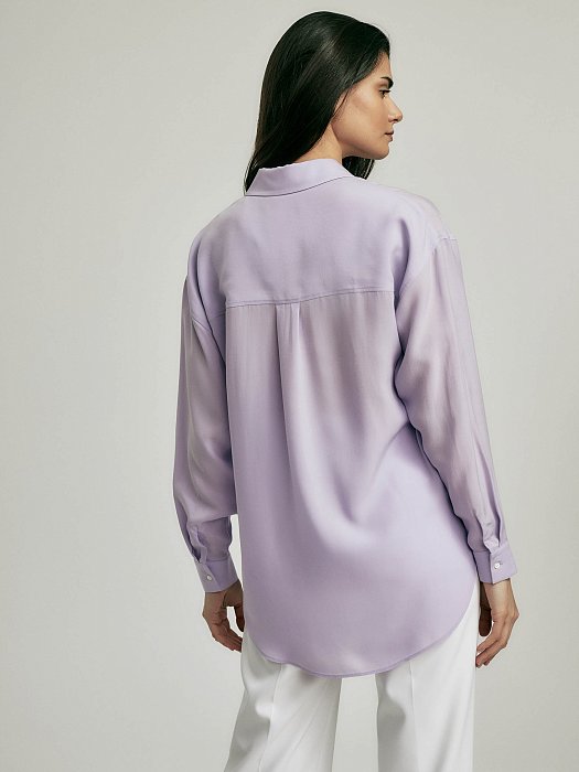 Свободная рубашка с карманом: фото №4