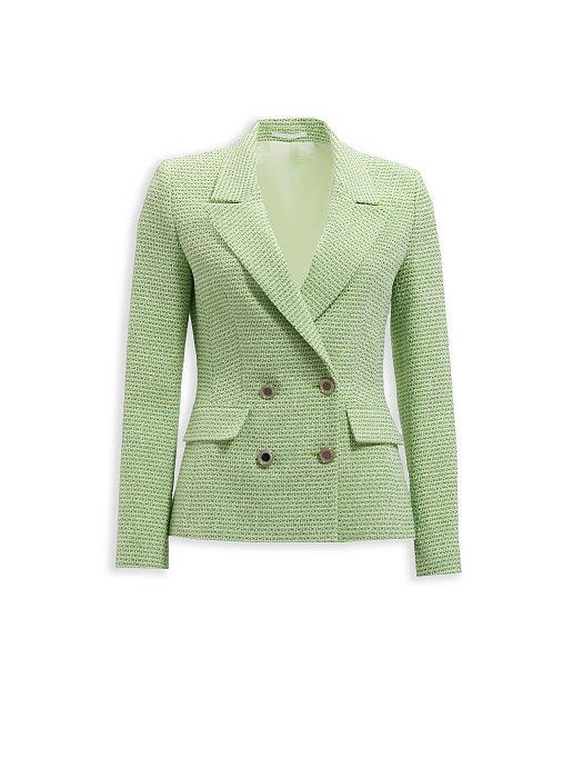 Приталенный жакет из твида: фото №8