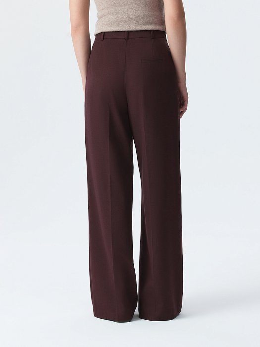 Широкие брюки из фланели: фото №5