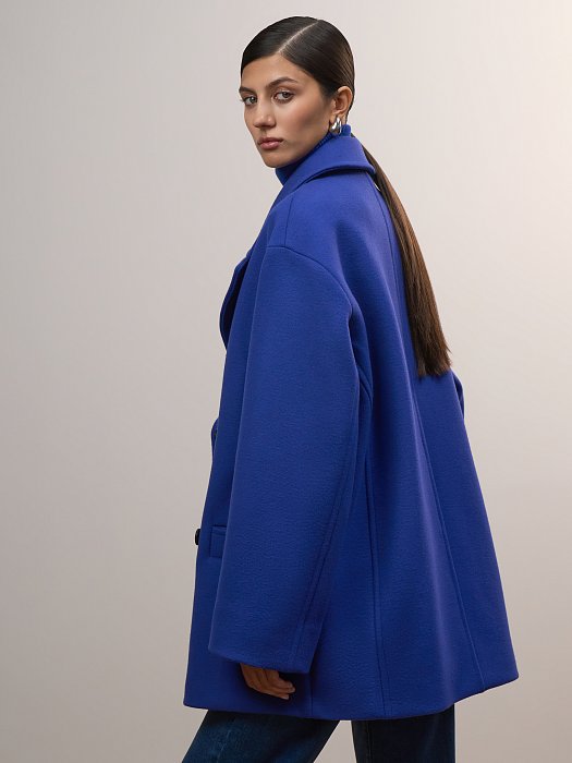 Пальто оверсайз шерстяное: фото №9