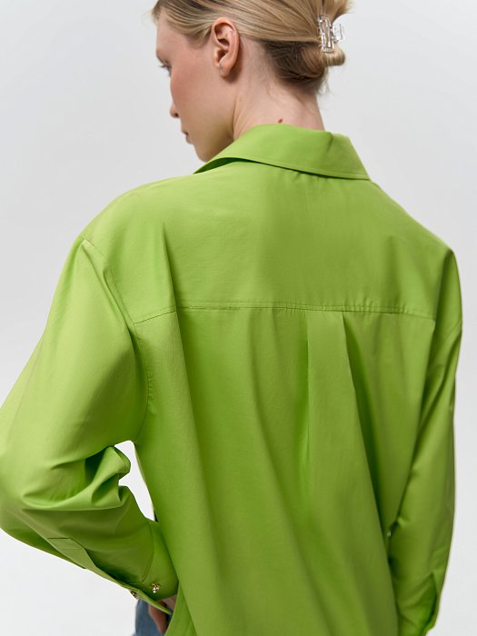 Рубашка с асимметричным низом: фото №3