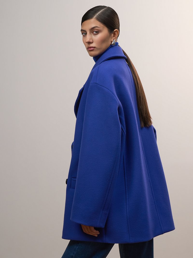 Пальто оверсайз шерстяное