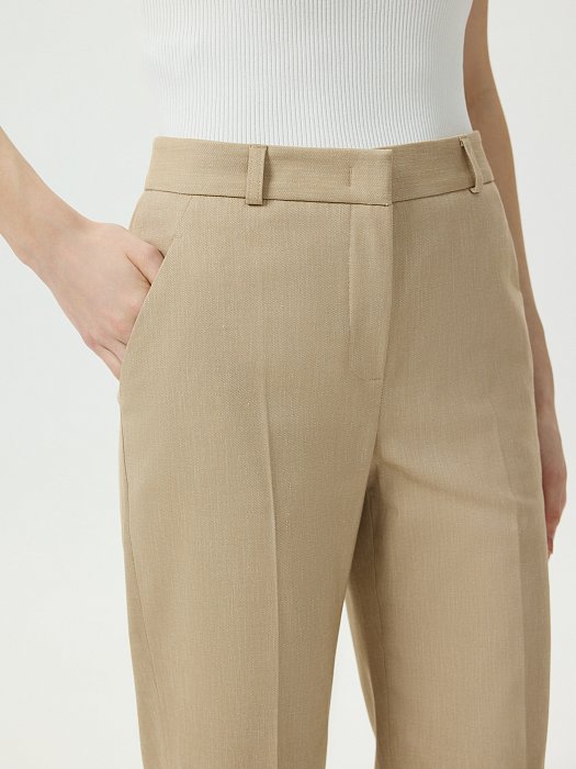 Расклешенные брюки с хлопком: фото №3