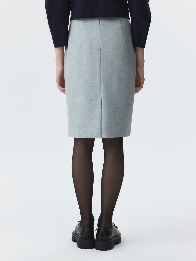 Зауженная юбка-мини