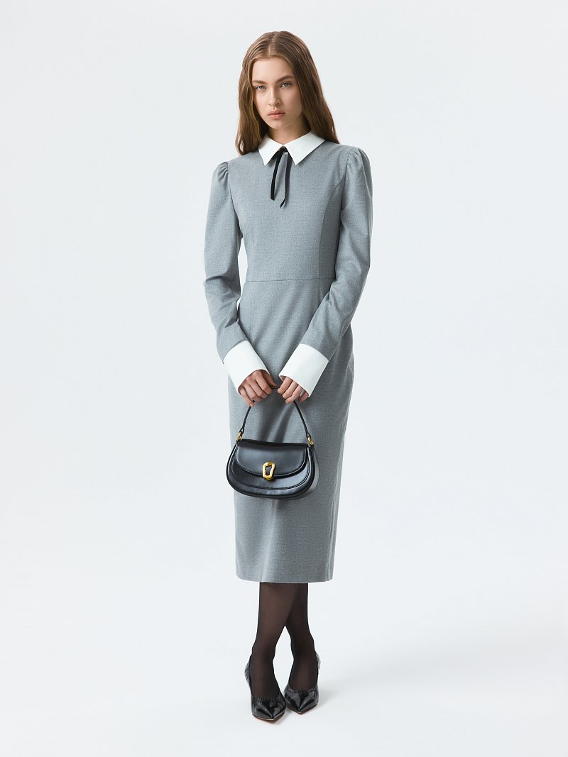 Платье-футляр со съемными деталями