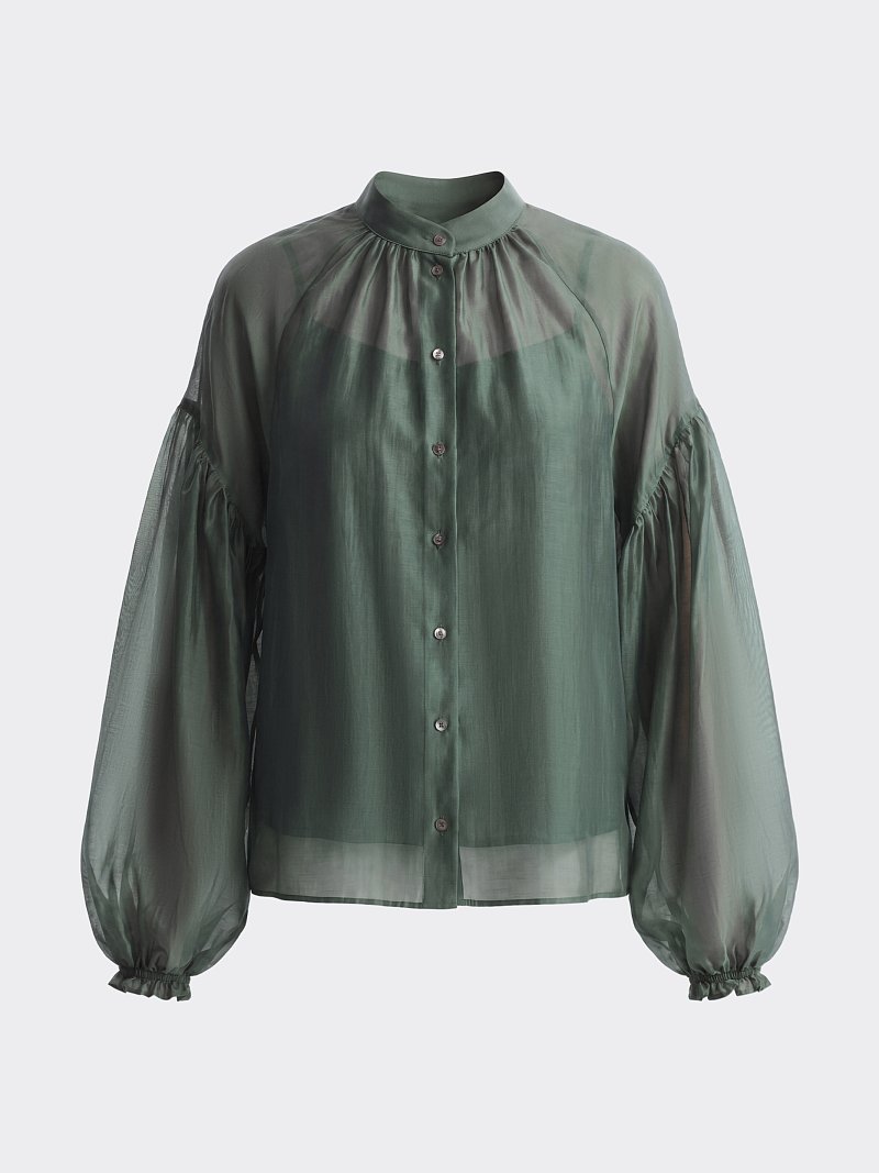 Свободная блуза из тенселя